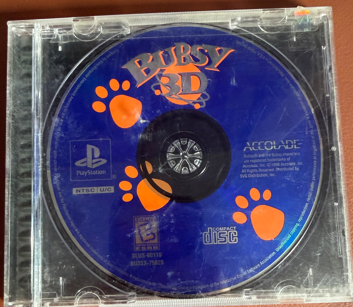 Bubsy 3D - PlayStation (Disc & Case, No Manual)