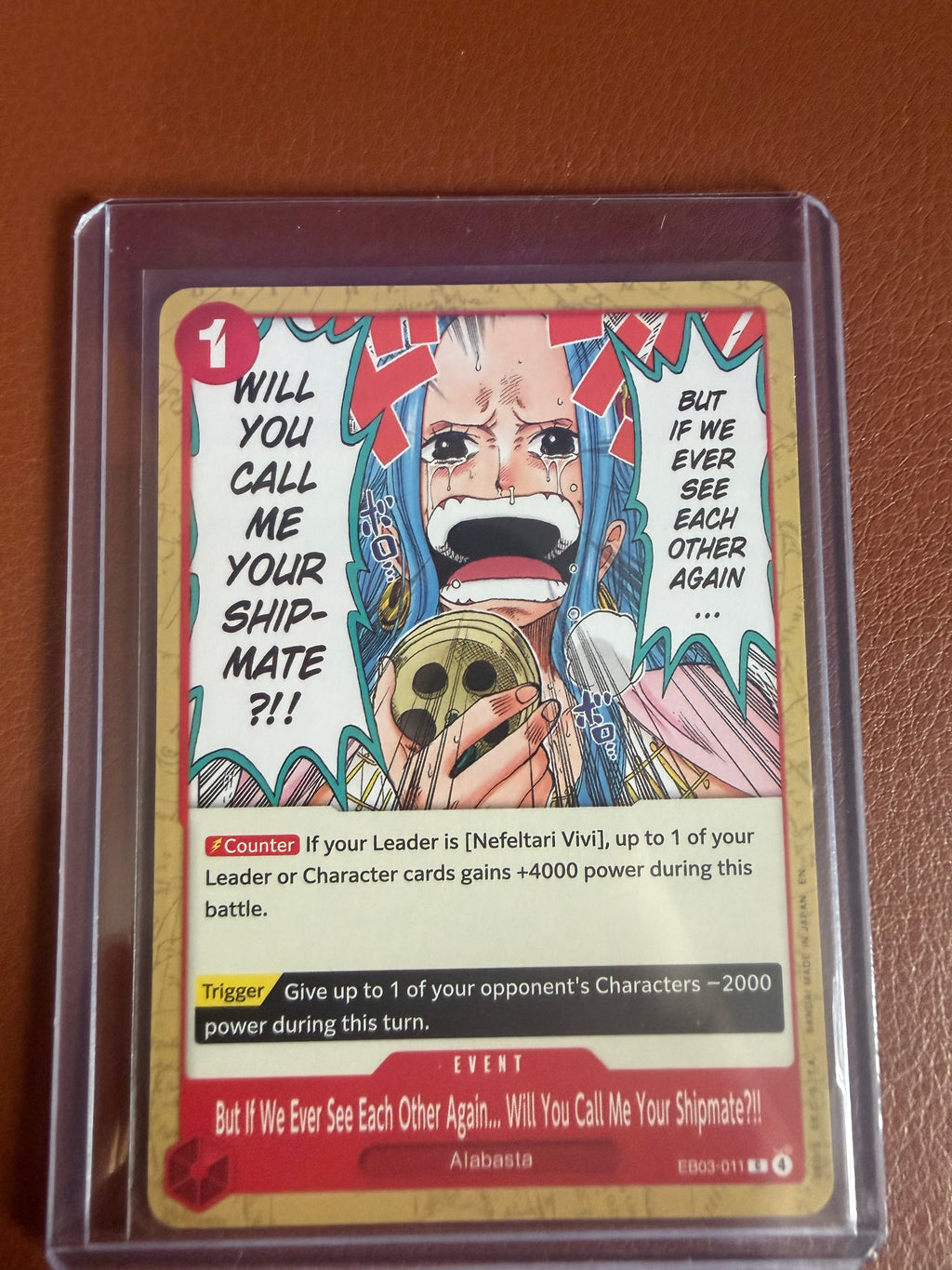 But If We Ever See Each Other Again... Will You Call Me Your Shipmate?!! - EB03-011 Extra Booster Heroines Edition - Near Mint