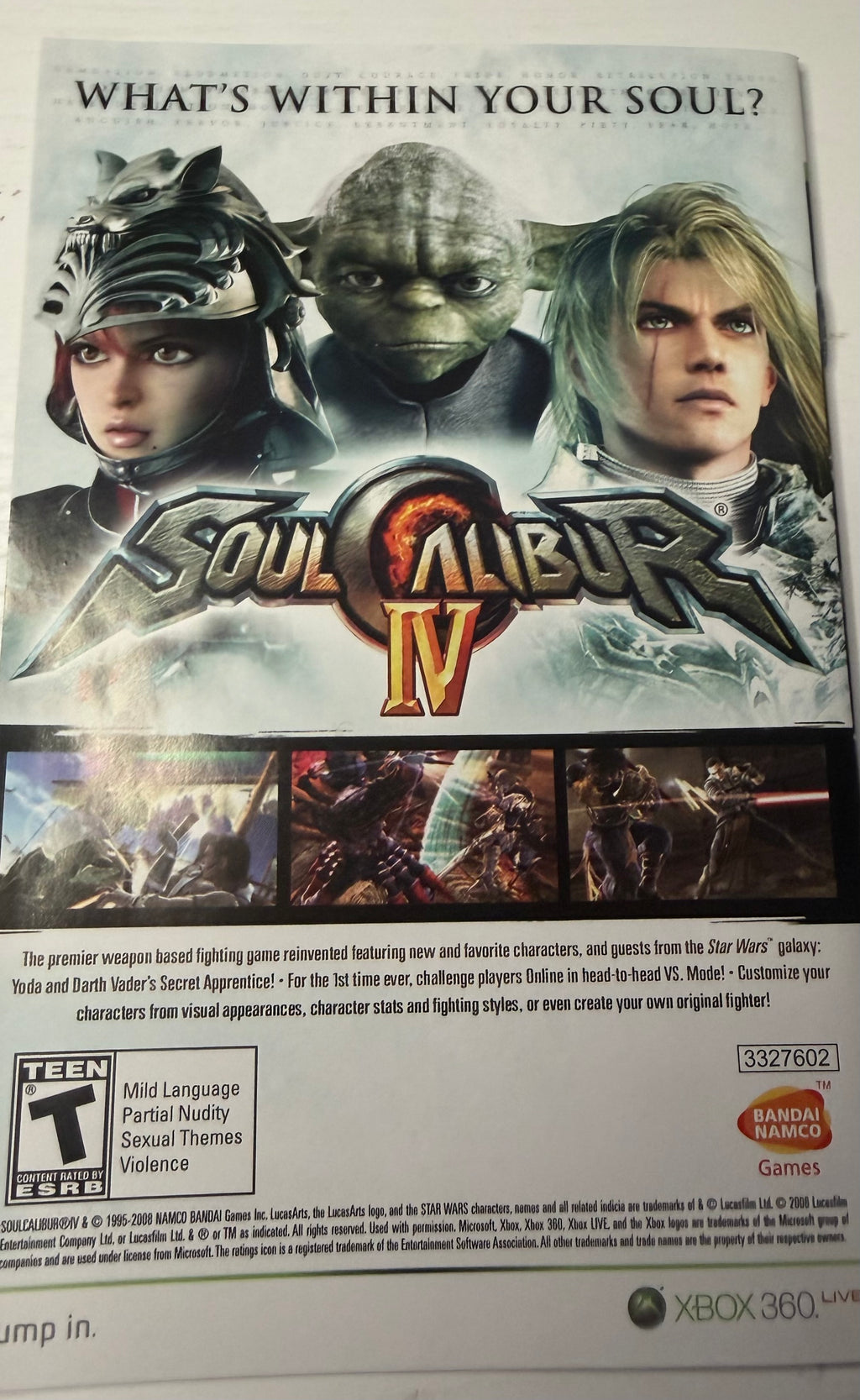Star Wars: The Force Unleashed - Xbox 360 (CIB)
