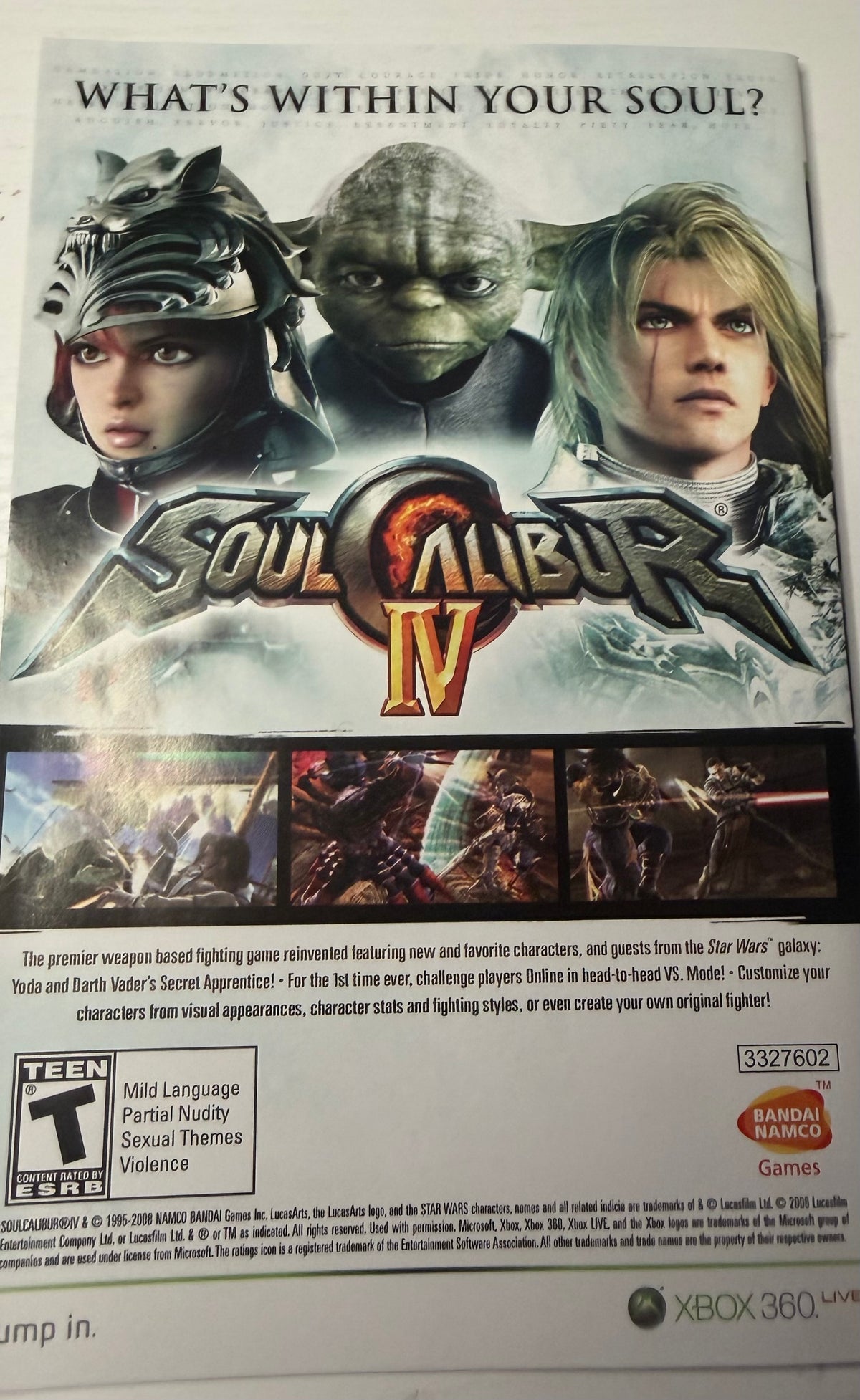 Star Wars: The Force Unleashed - Xbox 360 (CIB)
