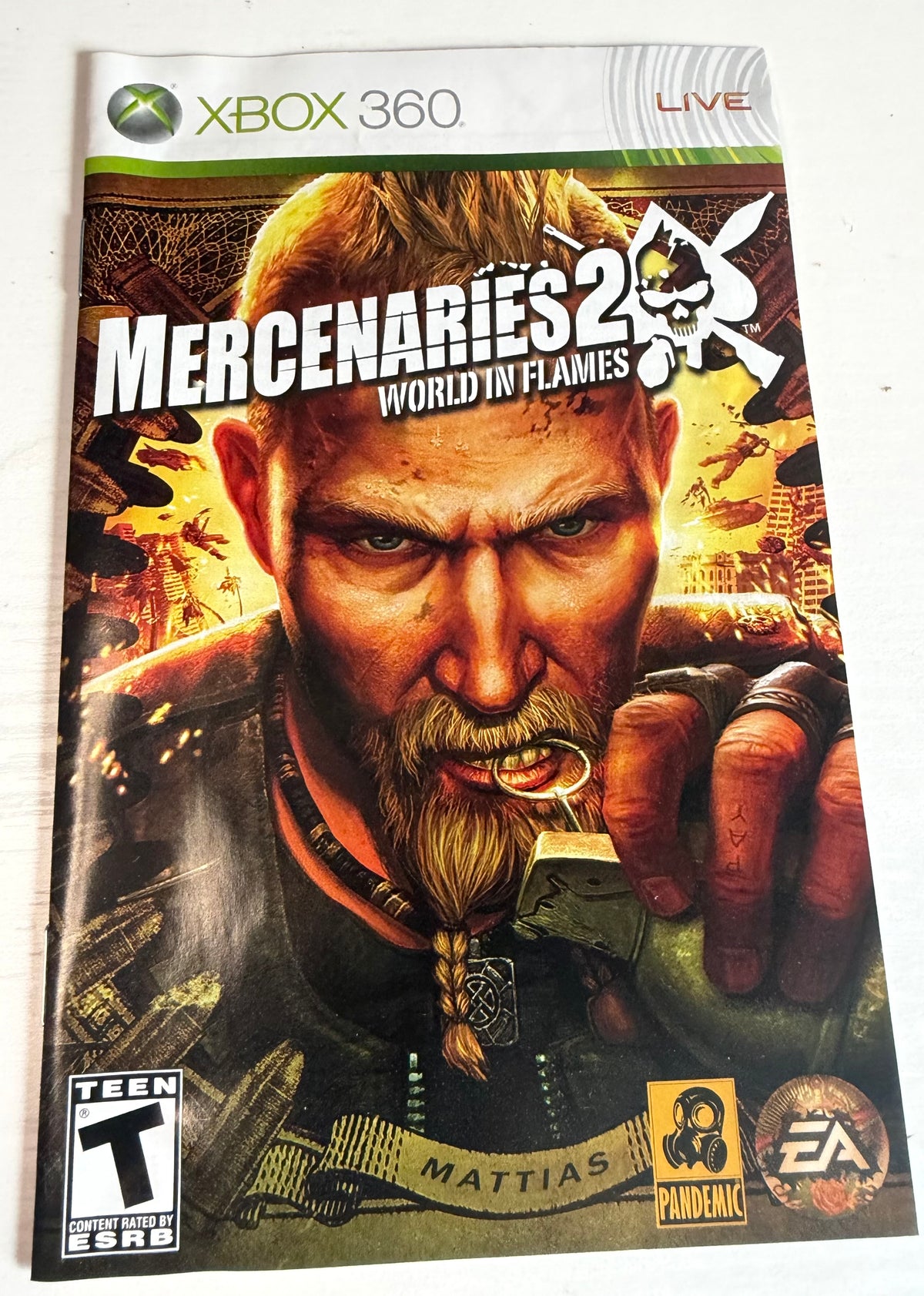 Mercenaries 2: World in Flames - Xbox 360 (CIB)