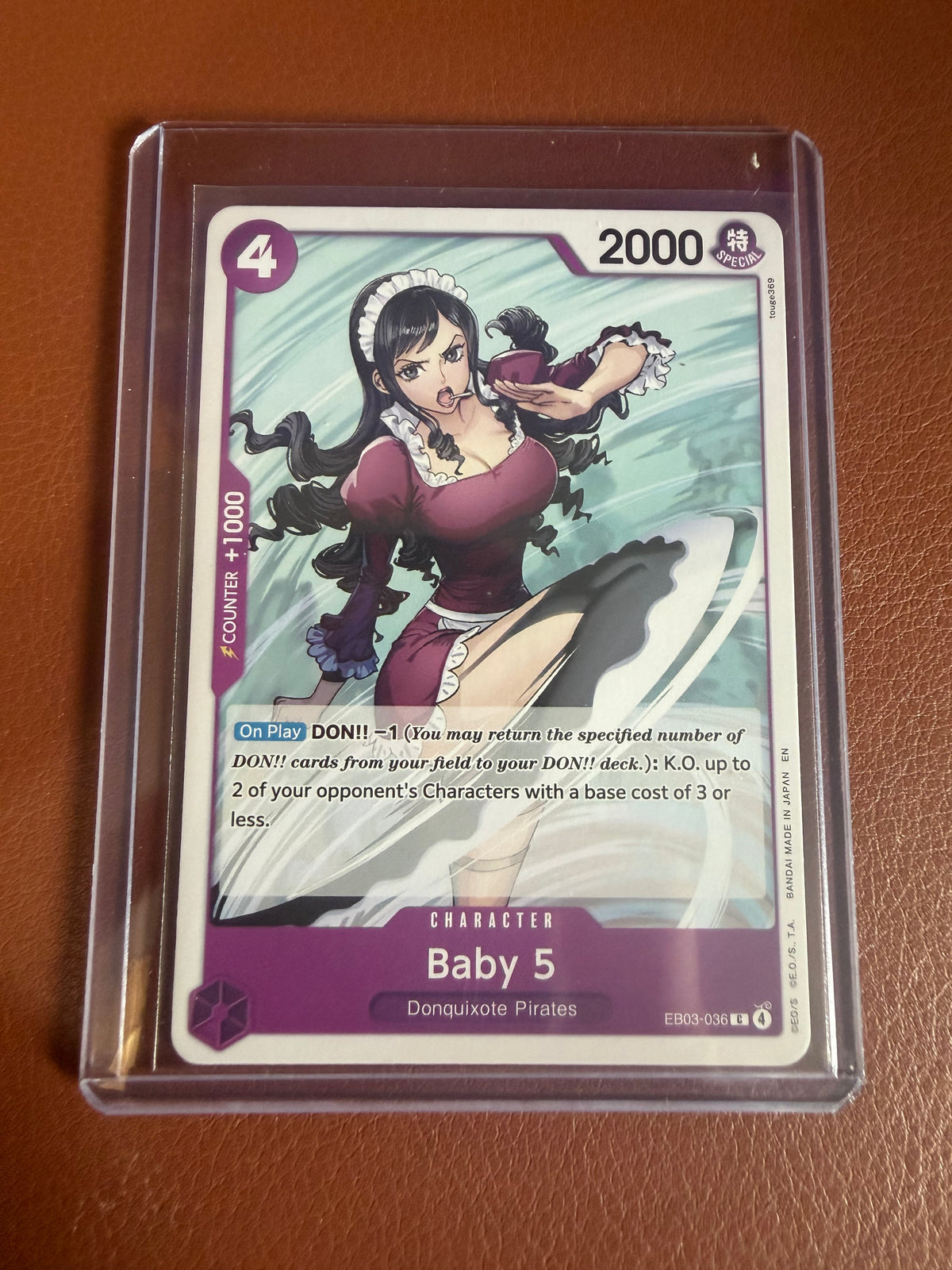 Baby 5 - EB03-036 Extra Booster Heroines Edition - Near Mint
