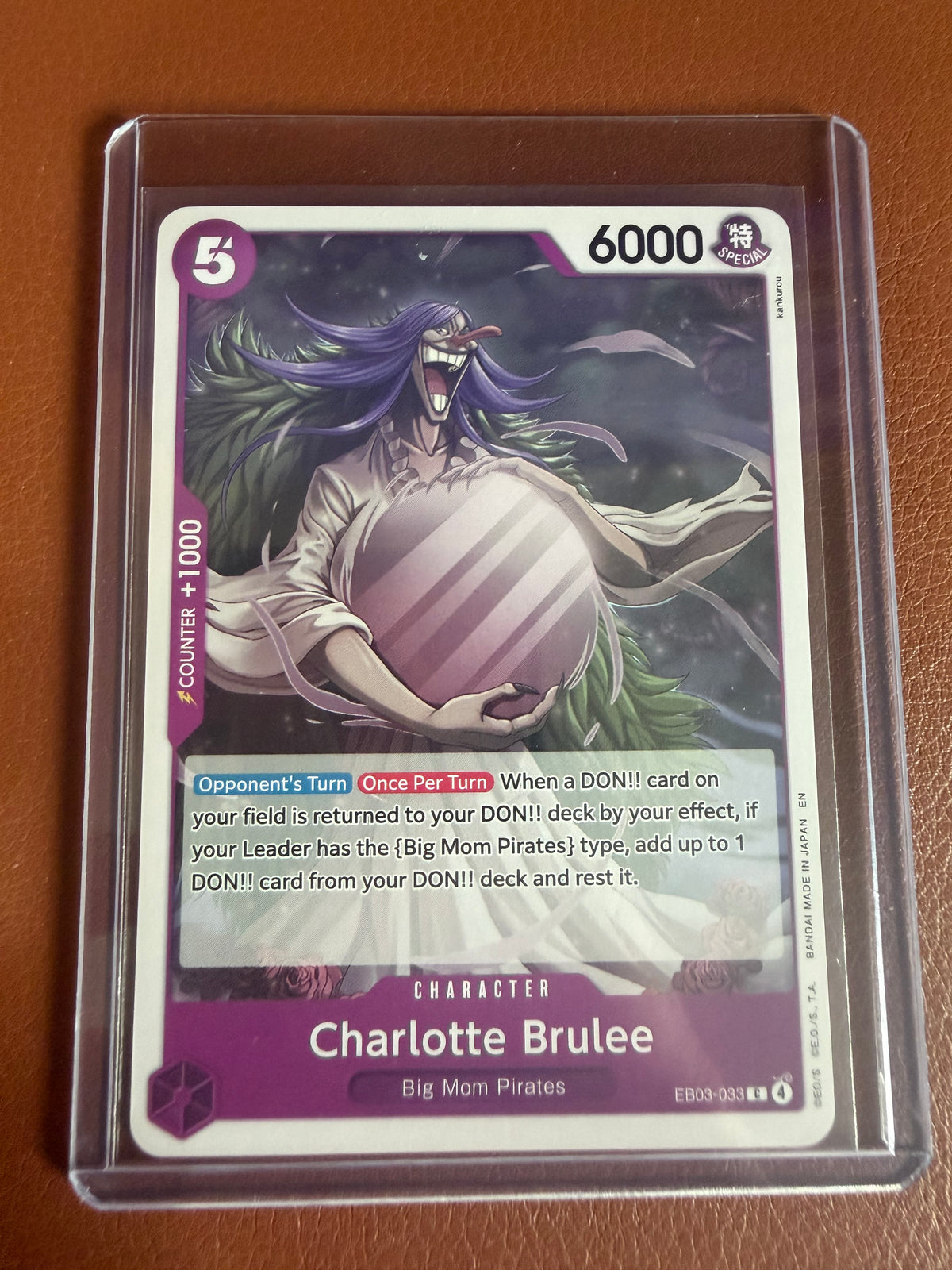 Charlotte Brulee - EB03-033 Extra Booster Heroines Edition - Near Mint
