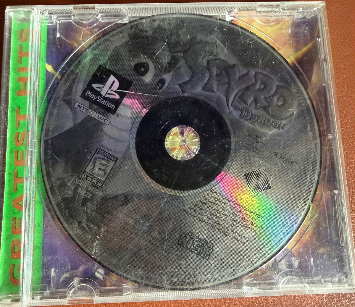 Spyro the Dragon - PlayStation (Disc & Case, No Manual)