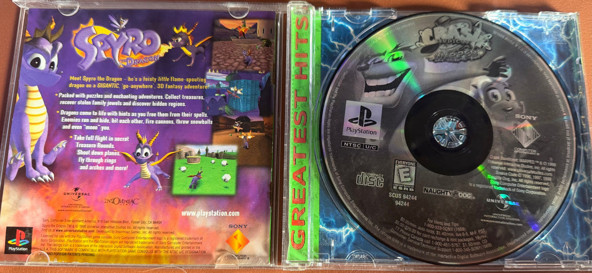 Crash Bandicoot: Warped - PlayStation (CIB)