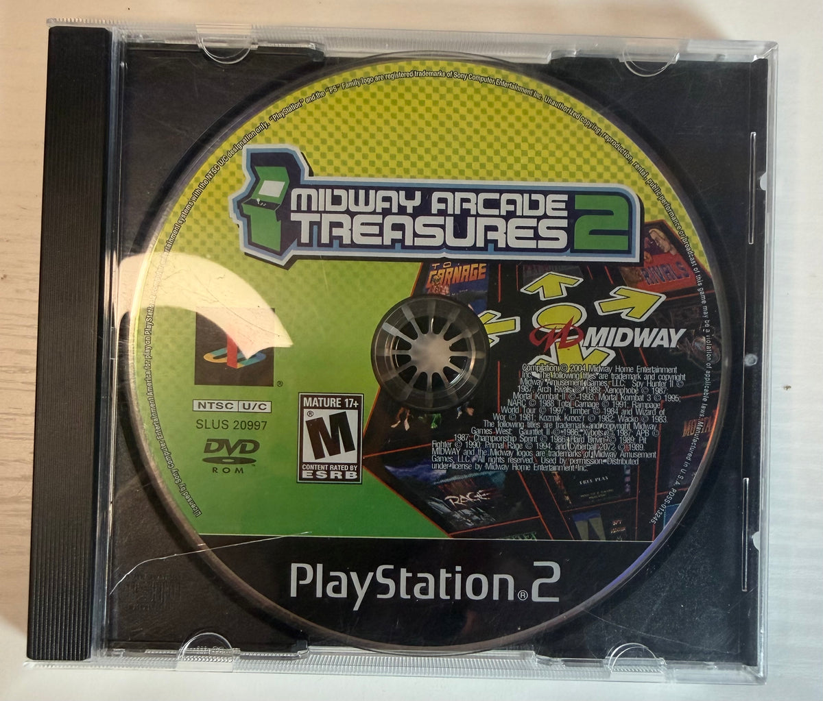 Midway Arcade Treasures 2 - PlayStation 2 (Loose)