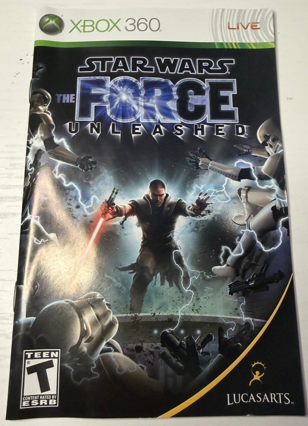 Star Wars: The Force Unleashed - Xbox 360 (CIB)