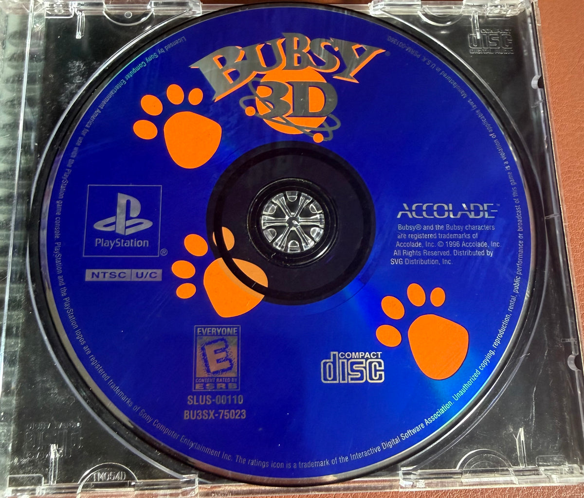 Bubsy 3D - PlayStation (Disc & Case, No Manual)