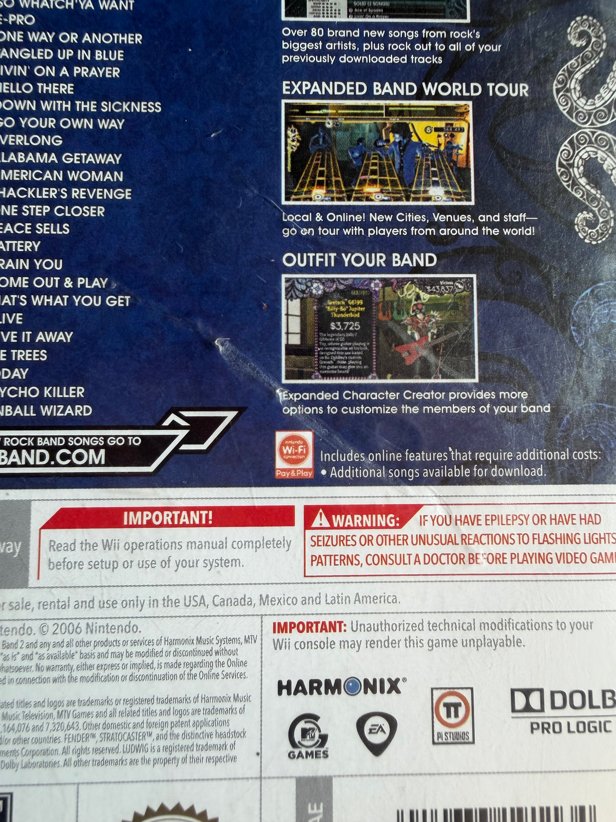 Rock Band 2 - Nintendo Wii (CIB)