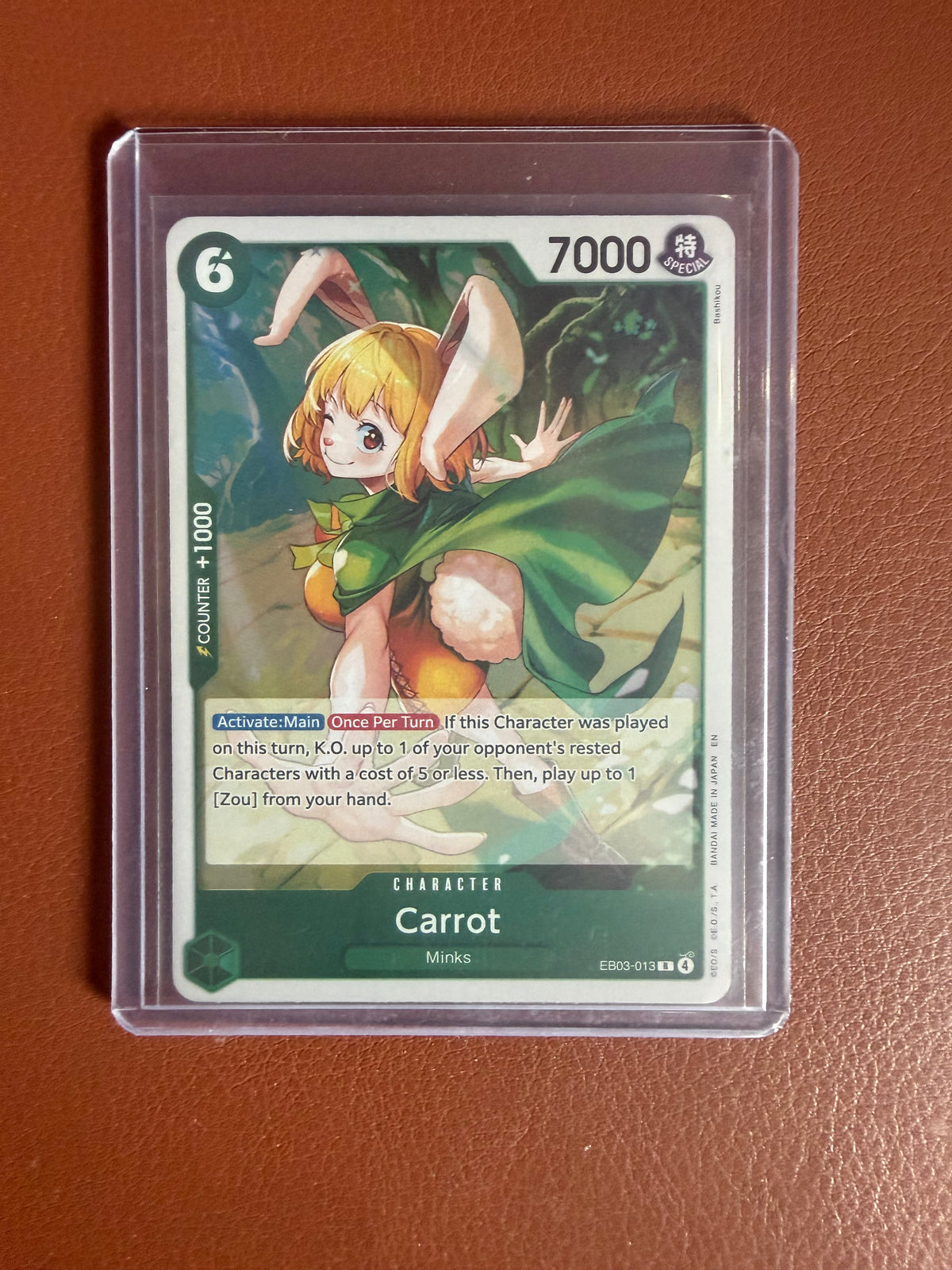 Carrot - EB03-013 Extra Booster Heroines Edition - Near Mint
