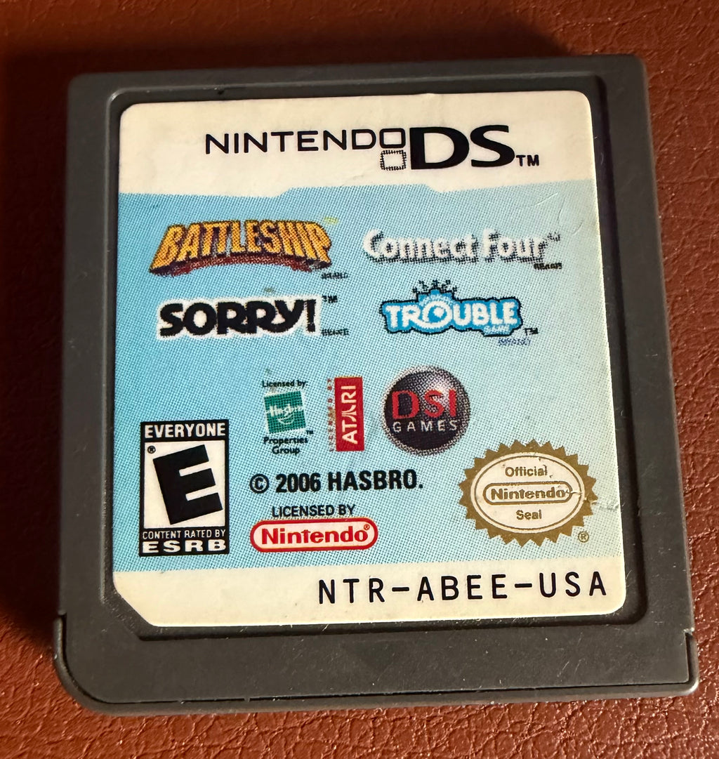 Battleship / Sorry! / Connect Four / Trouble - Nintendo DS (Loose)